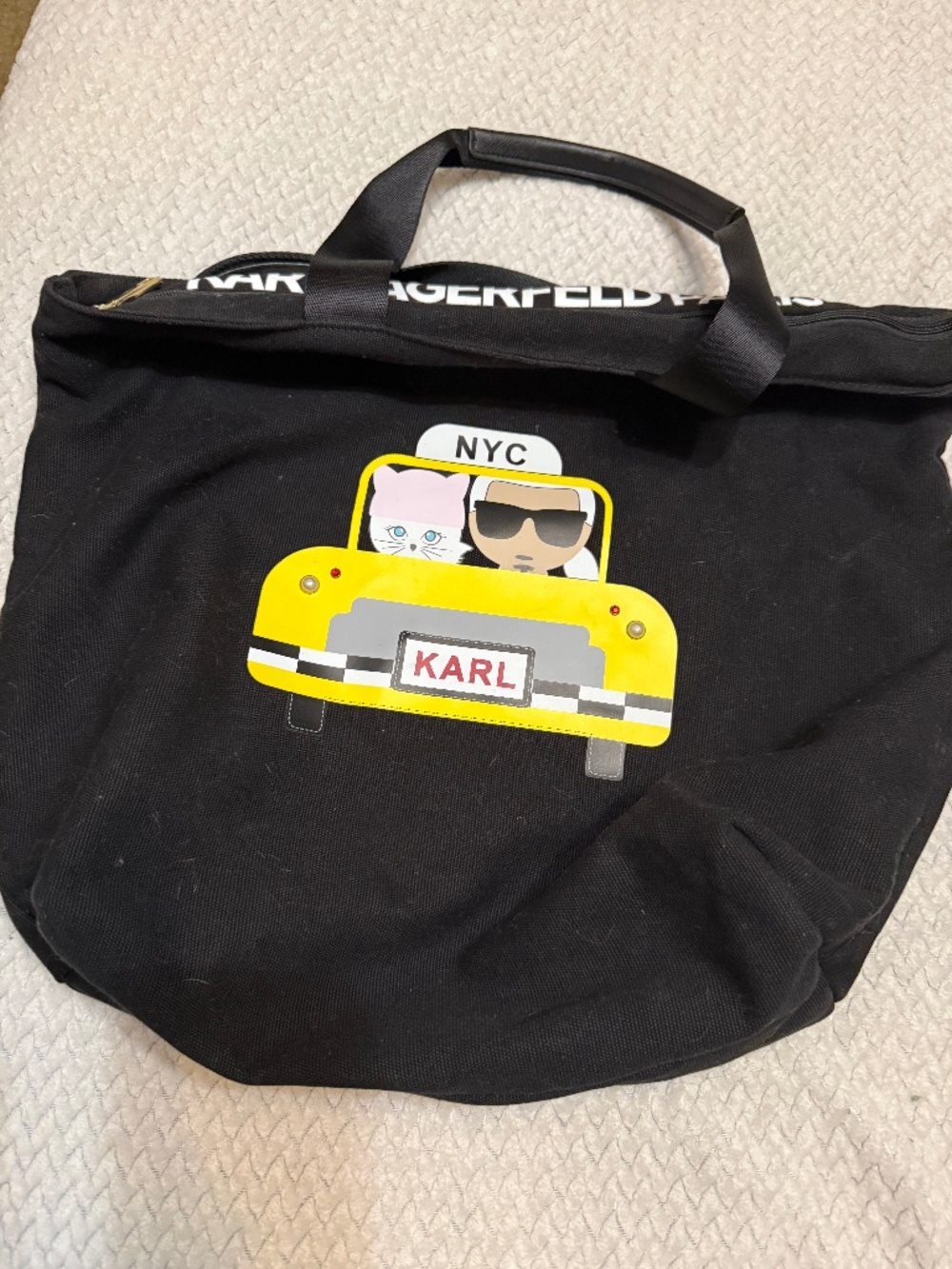 Karl Lagerfeld tote bag perfect condition